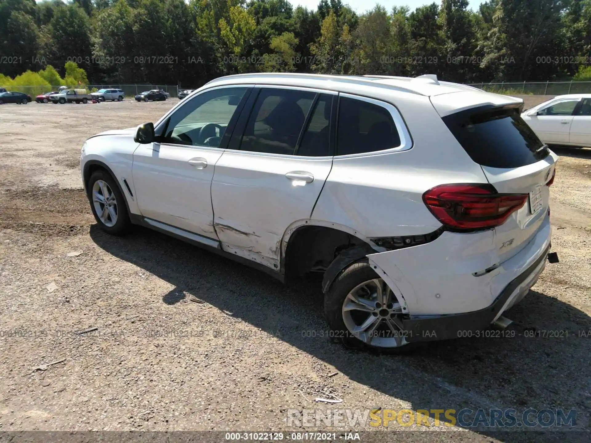 3 Photograph of a damaged car 5UXTY3C00L9D37210 BMW X3 2020