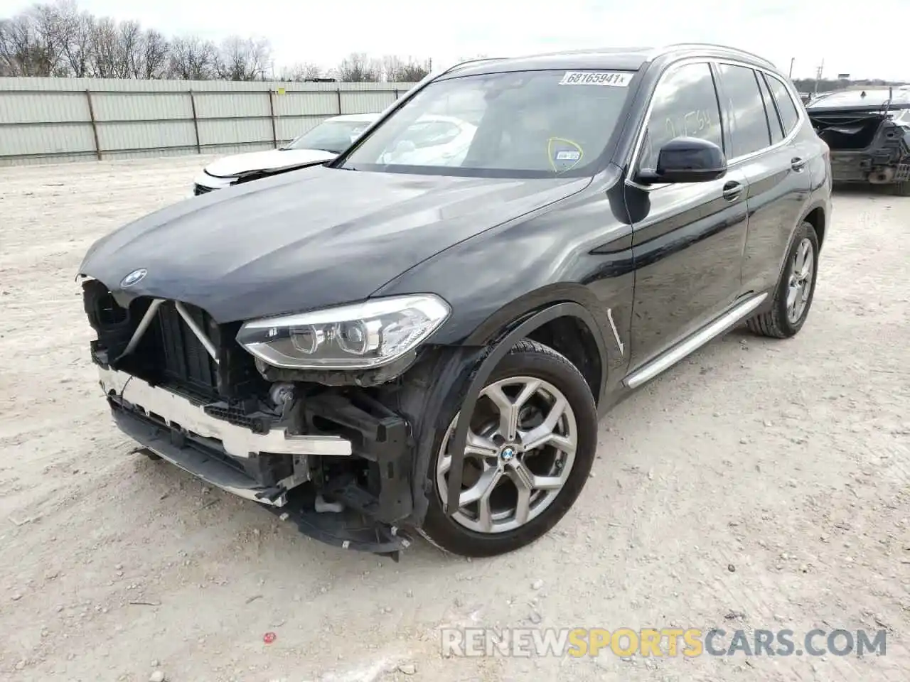 2 Photograph of a damaged car 5UXTY3C00L9D57991 BMW X3 2020