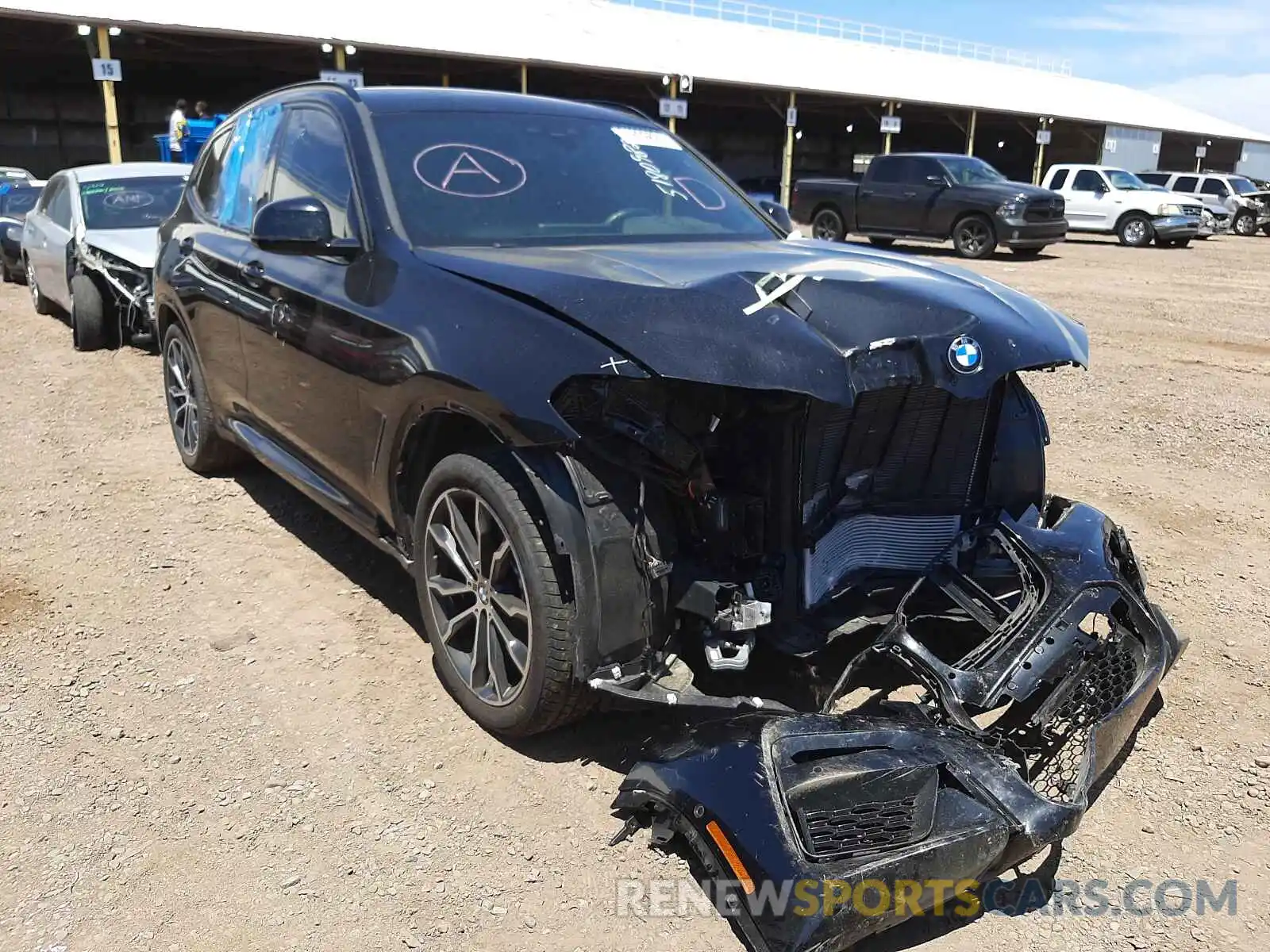 1 Photograph of a damaged car 5UXTY3C00LLE54773 BMW X3 2020