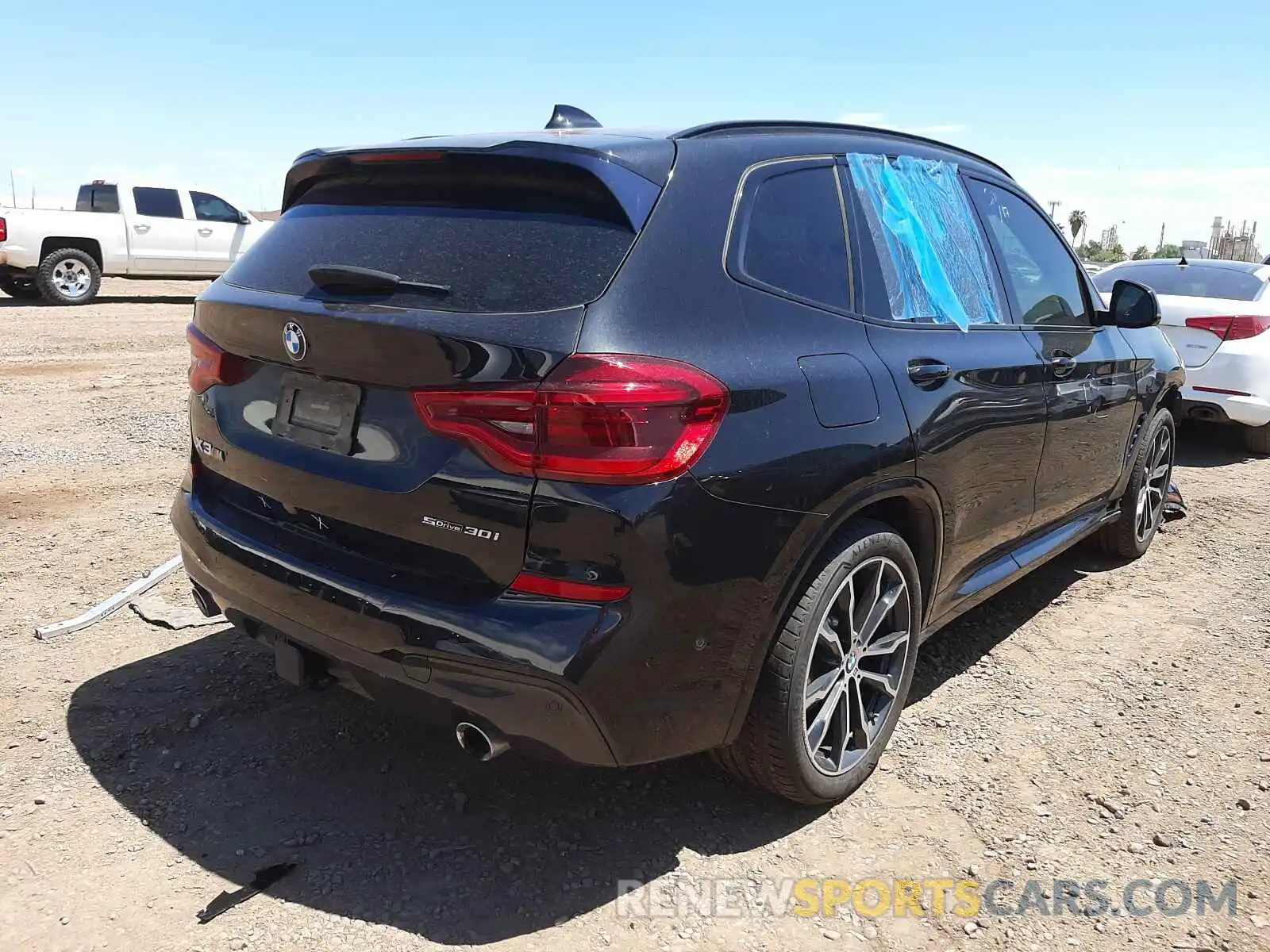 4 Фотография поврежденного автомобиля 5UXTY3C00LLE54773 BMW X3 2020