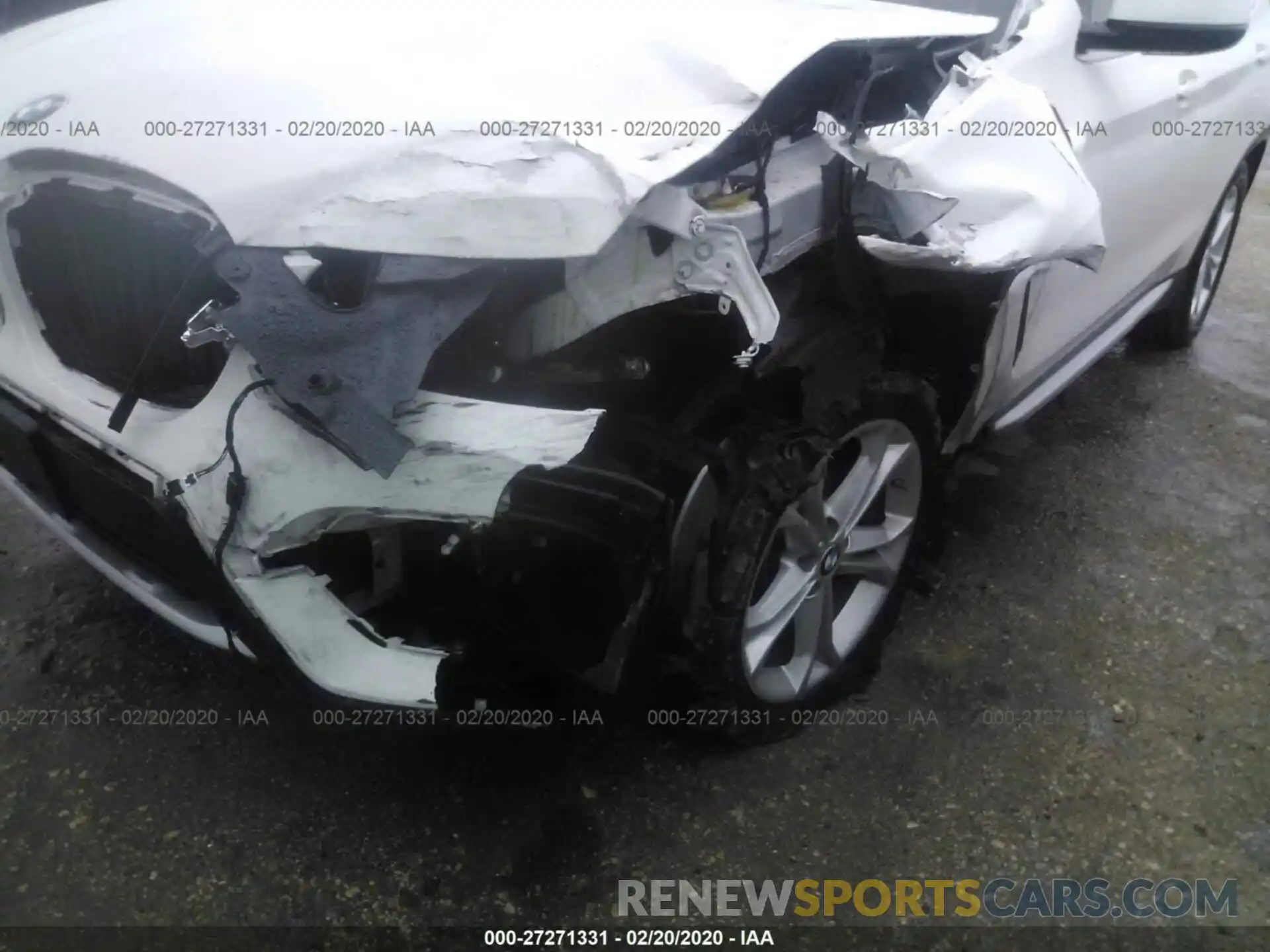 6 Photograph of a damaged car 5UXTY3C00LLE55521 BMW X3 2020