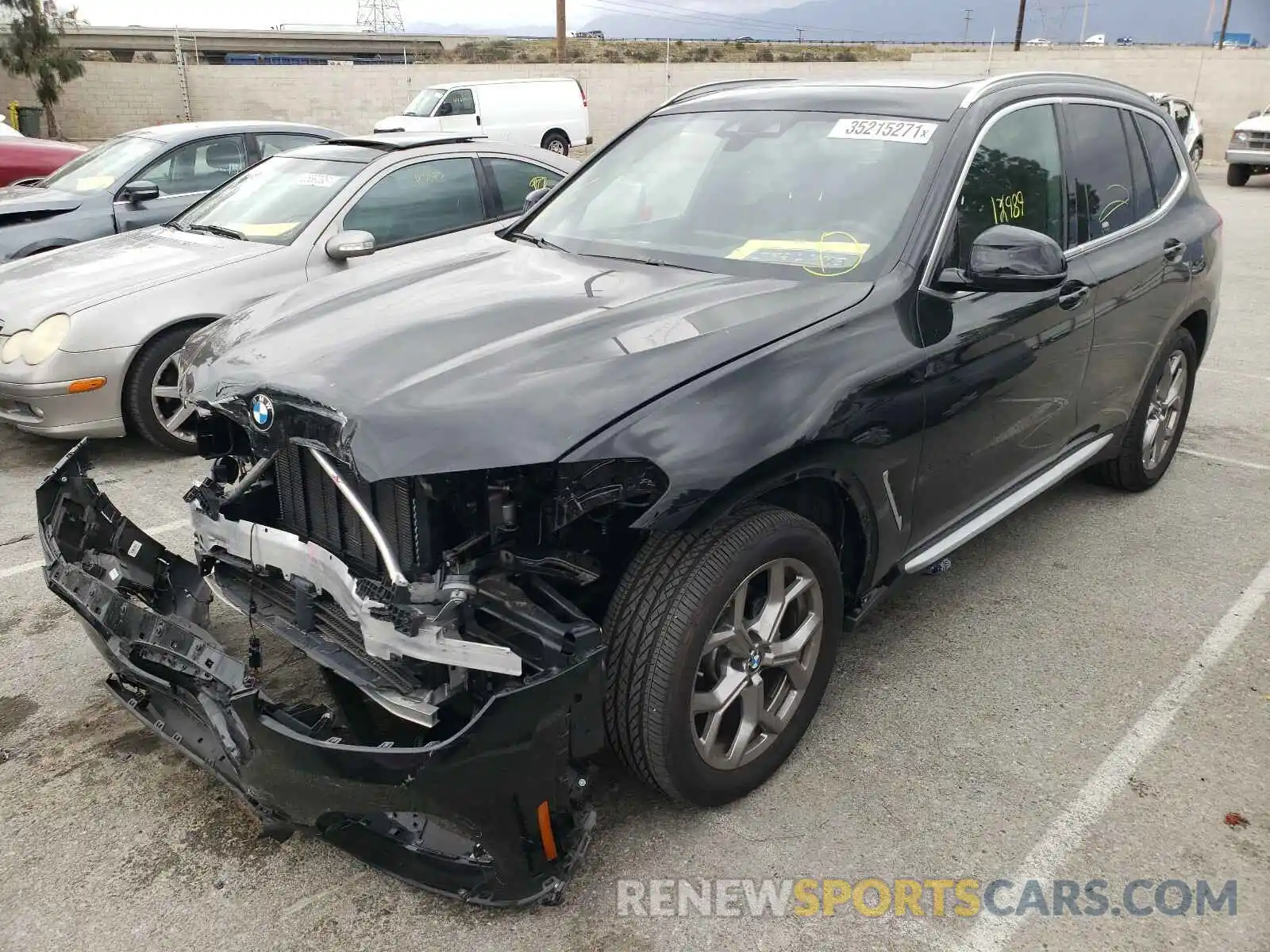 2 Фотография поврежденного автомобиля 5UXTY3C00LLU70100 BMW X3 2020