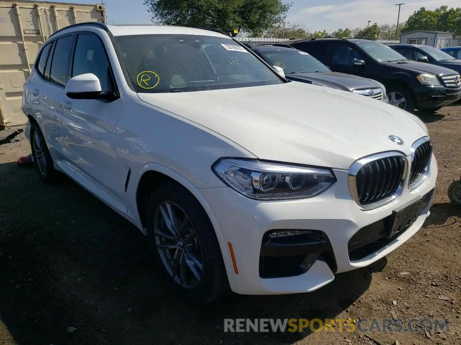 1 Photograph of a damaged car 5UXTY3C00LLU70159 BMW X3 2020