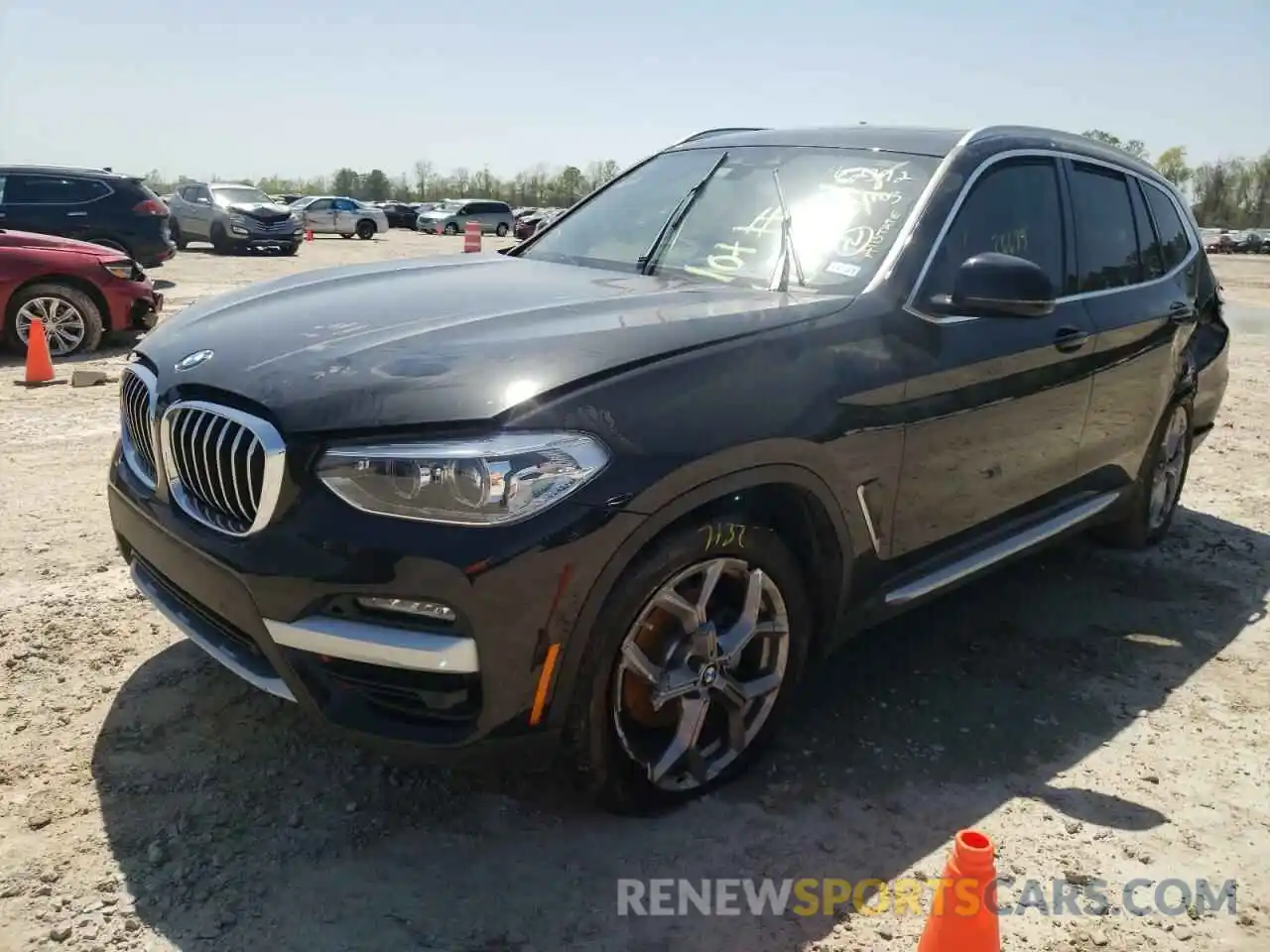 2 Photograph of a damaged car 5UXTY3C00LLU70954 BMW X3 2020