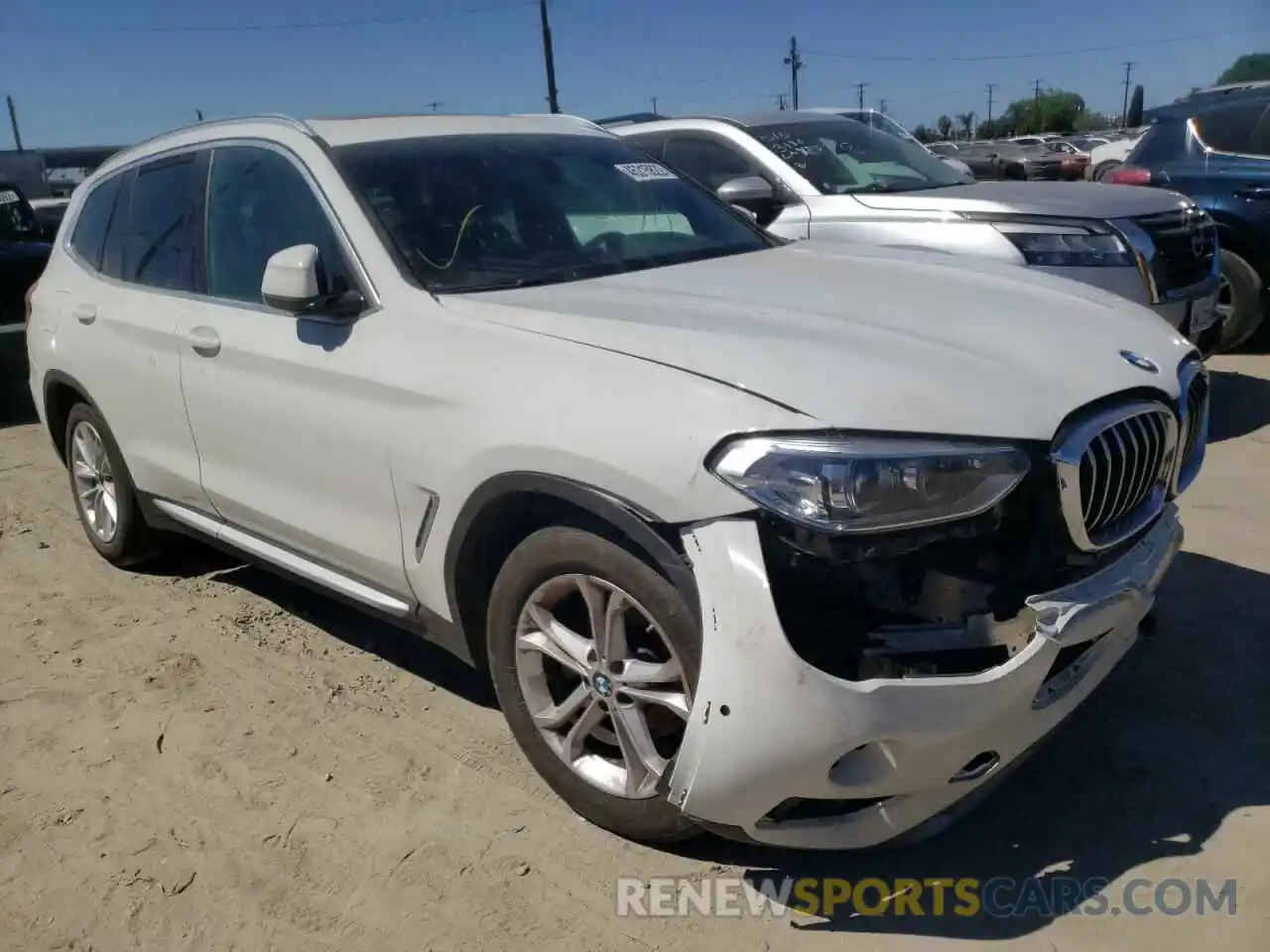 1 Photograph of a damaged car 5UXTY3C00LLU71554 BMW X3 2020