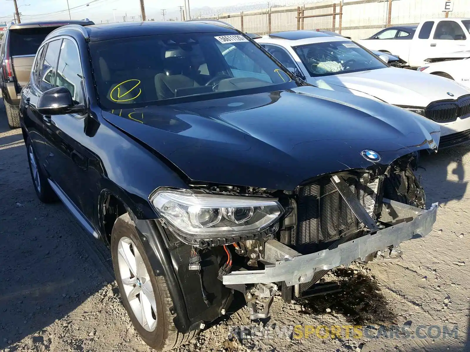 1 Photograph of a damaged car 5UXTY3C00LLU72669 BMW X3 2020