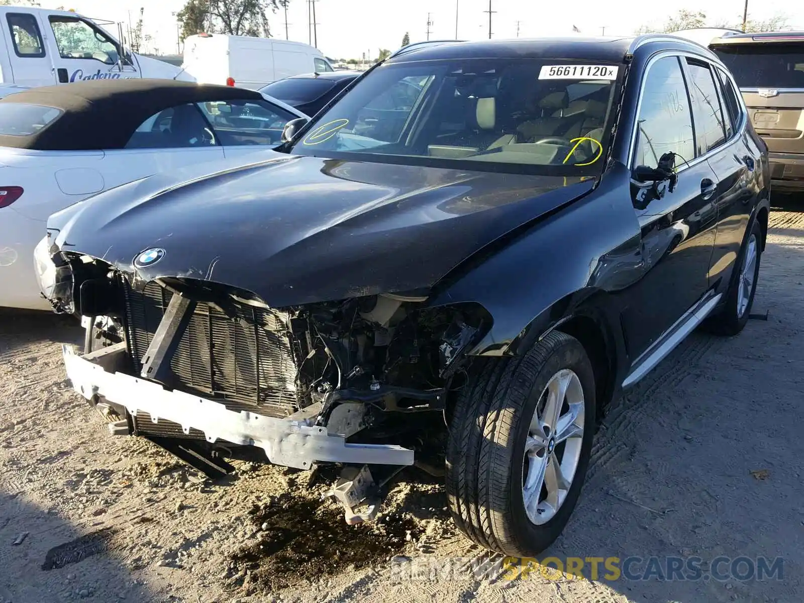 2 Photograph of a damaged car 5UXTY3C00LLU72669 BMW X3 2020