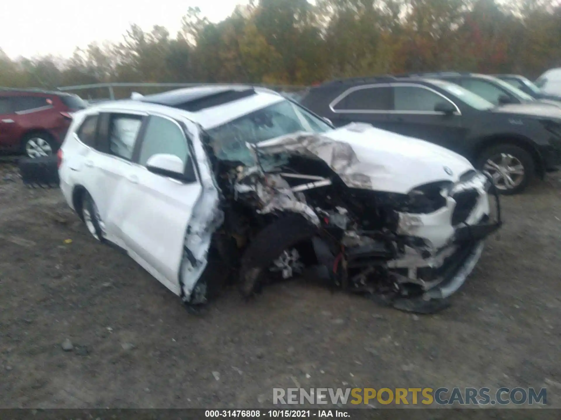 1 Photograph of a damaged car 5UXTY3C00LLU72736 BMW X3 2020