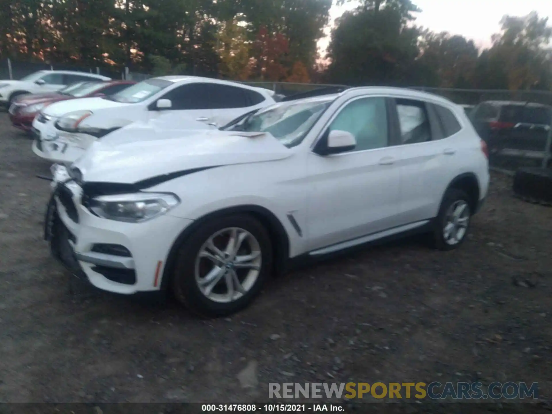 2 Photograph of a damaged car 5UXTY3C00LLU72736 BMW X3 2020