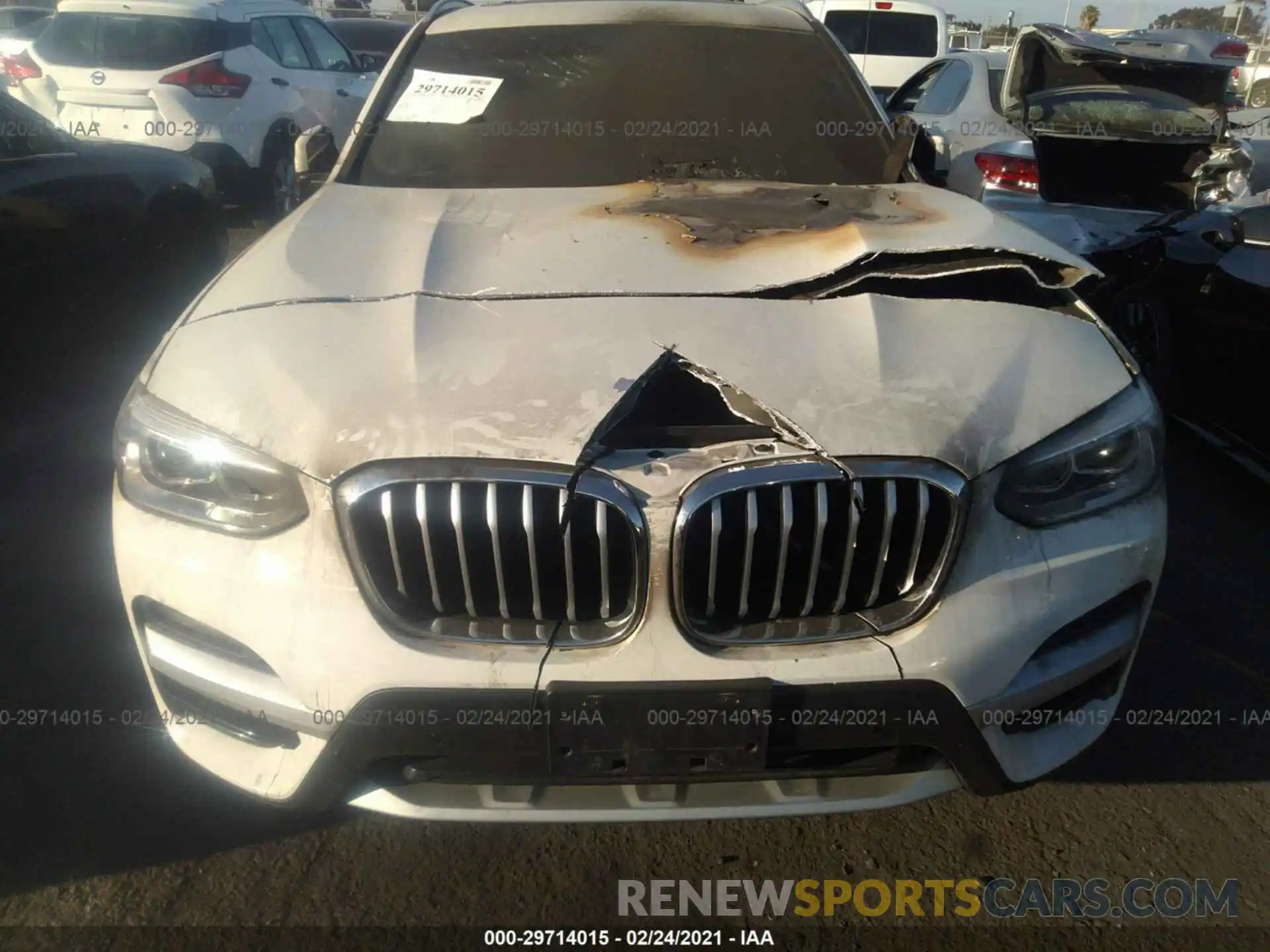 6 Фотография поврежденного автомобиля 5UXTY3C01L9B53748 BMW X3 2020