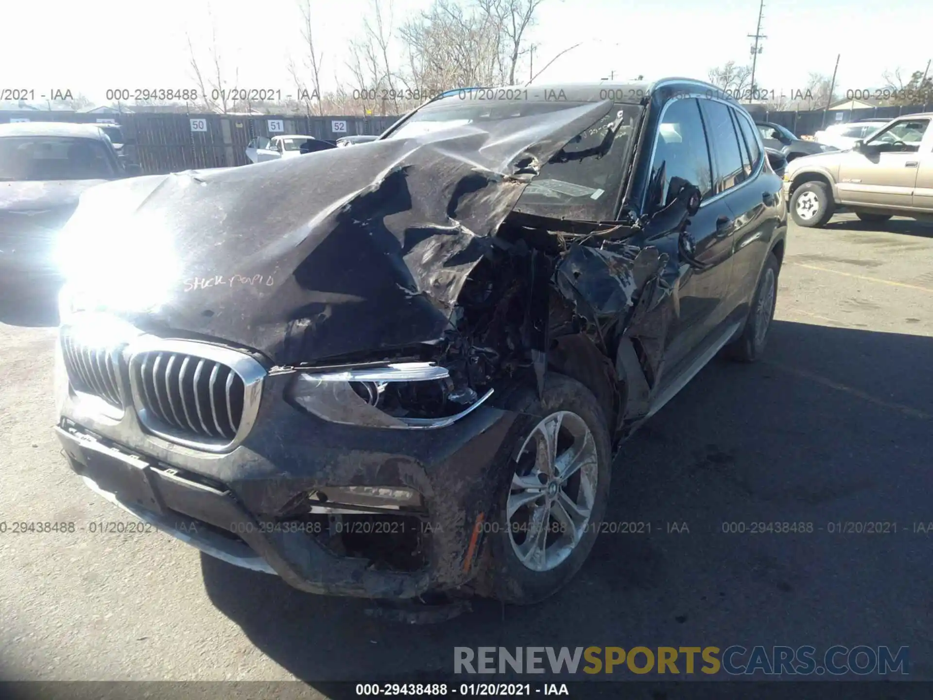 6 Photograph of a damaged car 5UXTY3C01L9B57718 BMW X3 2020