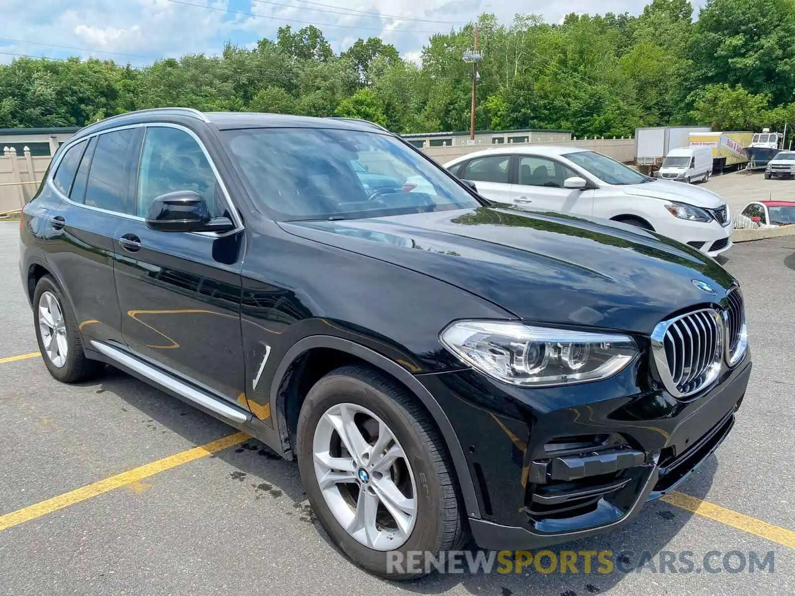 1 Photograph of a damaged car 5UXTY3C01L9B69948 BMW X3 2020