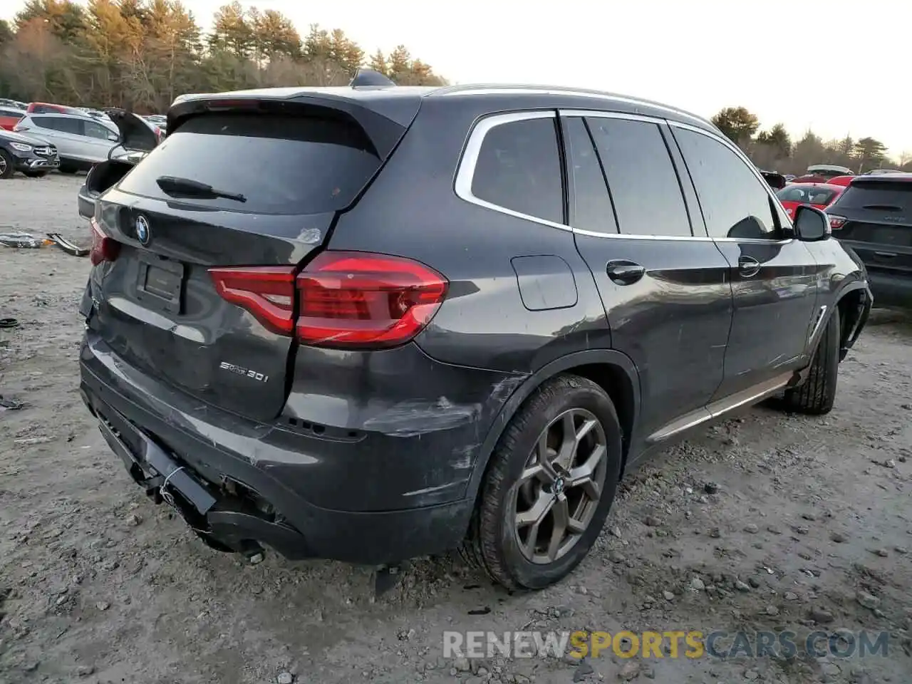 3 Photograph of a damaged car 5UXTY3C01L9C19103 BMW X3 2020