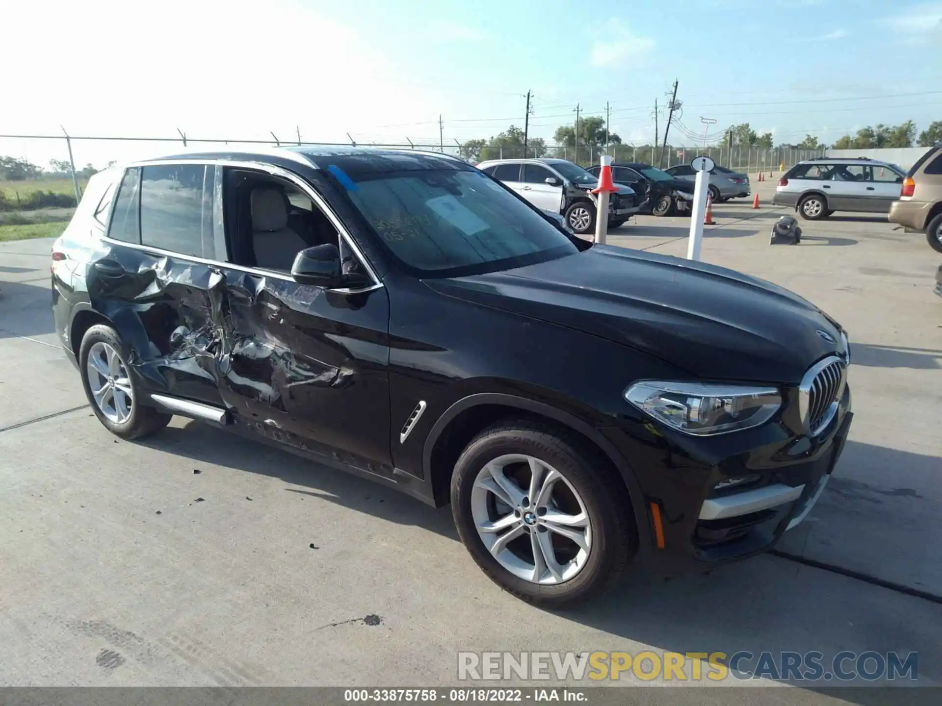 1 Photograph of a damaged car 5UXTY3C01L9C23510 BMW X3 2020