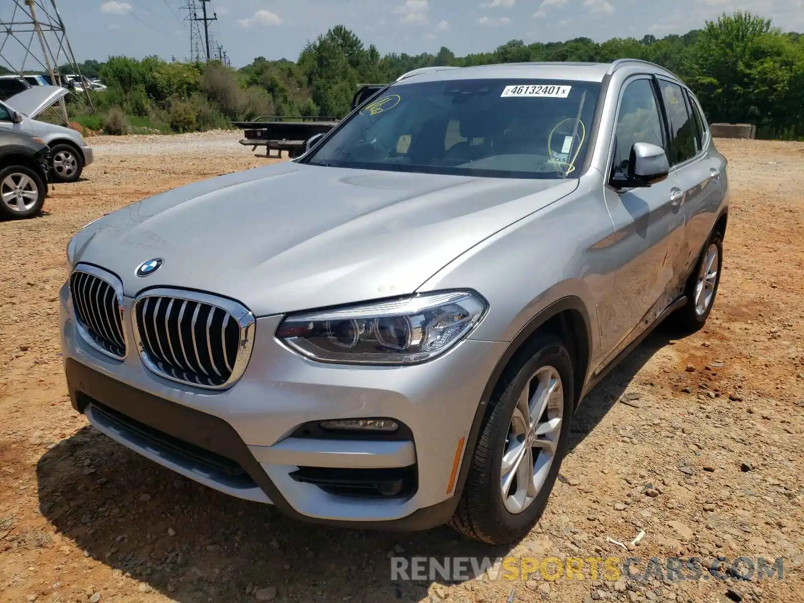 2 Photograph of a damaged car 5UXTY3C01L9C63294 BMW X3 2020