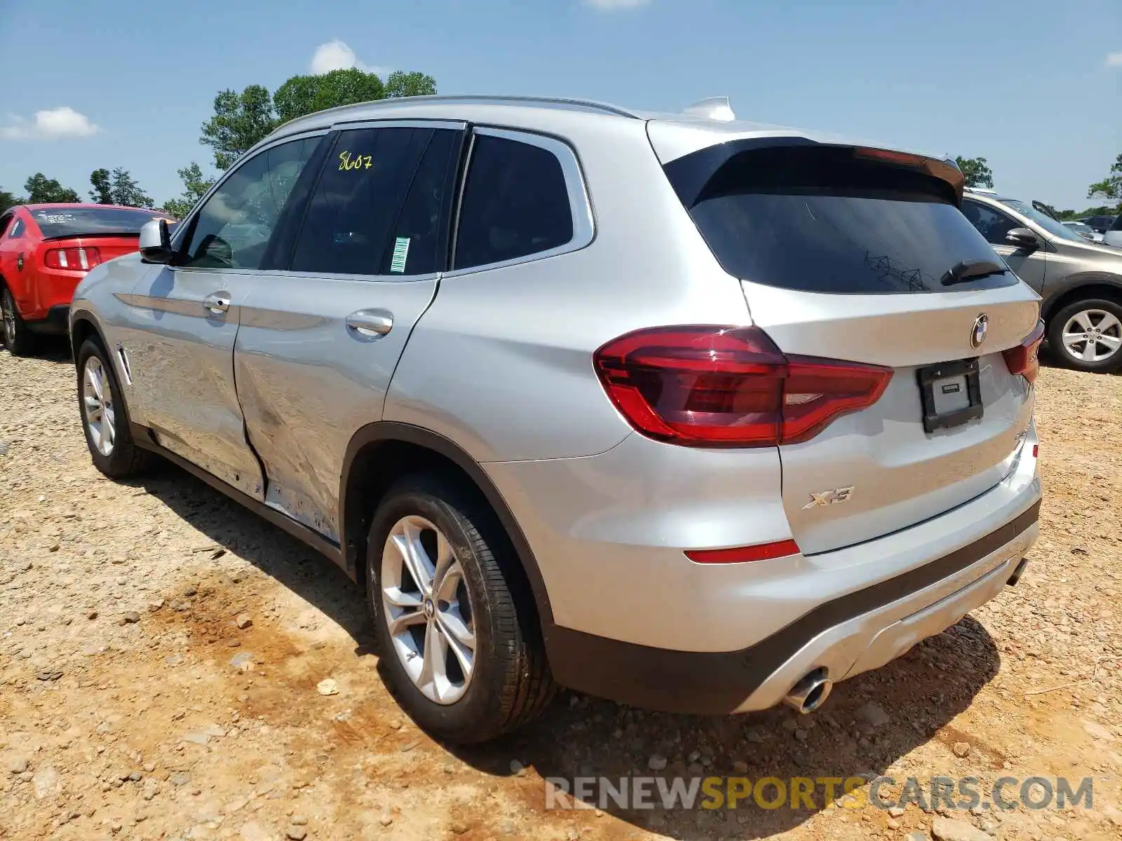 3 Photograph of a damaged car 5UXTY3C01L9C63294 BMW X3 2020