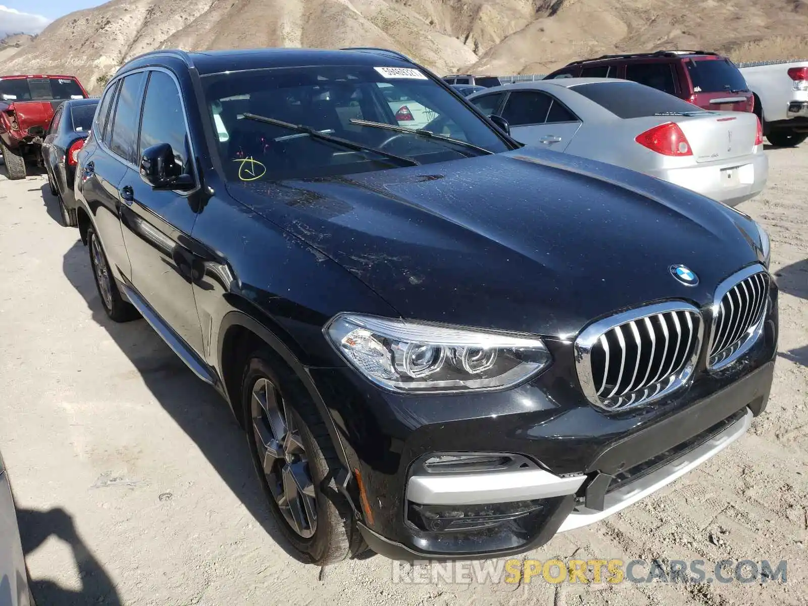 1 Photograph of a damaged car 5UXTY3C01L9D10212 BMW X3 2020