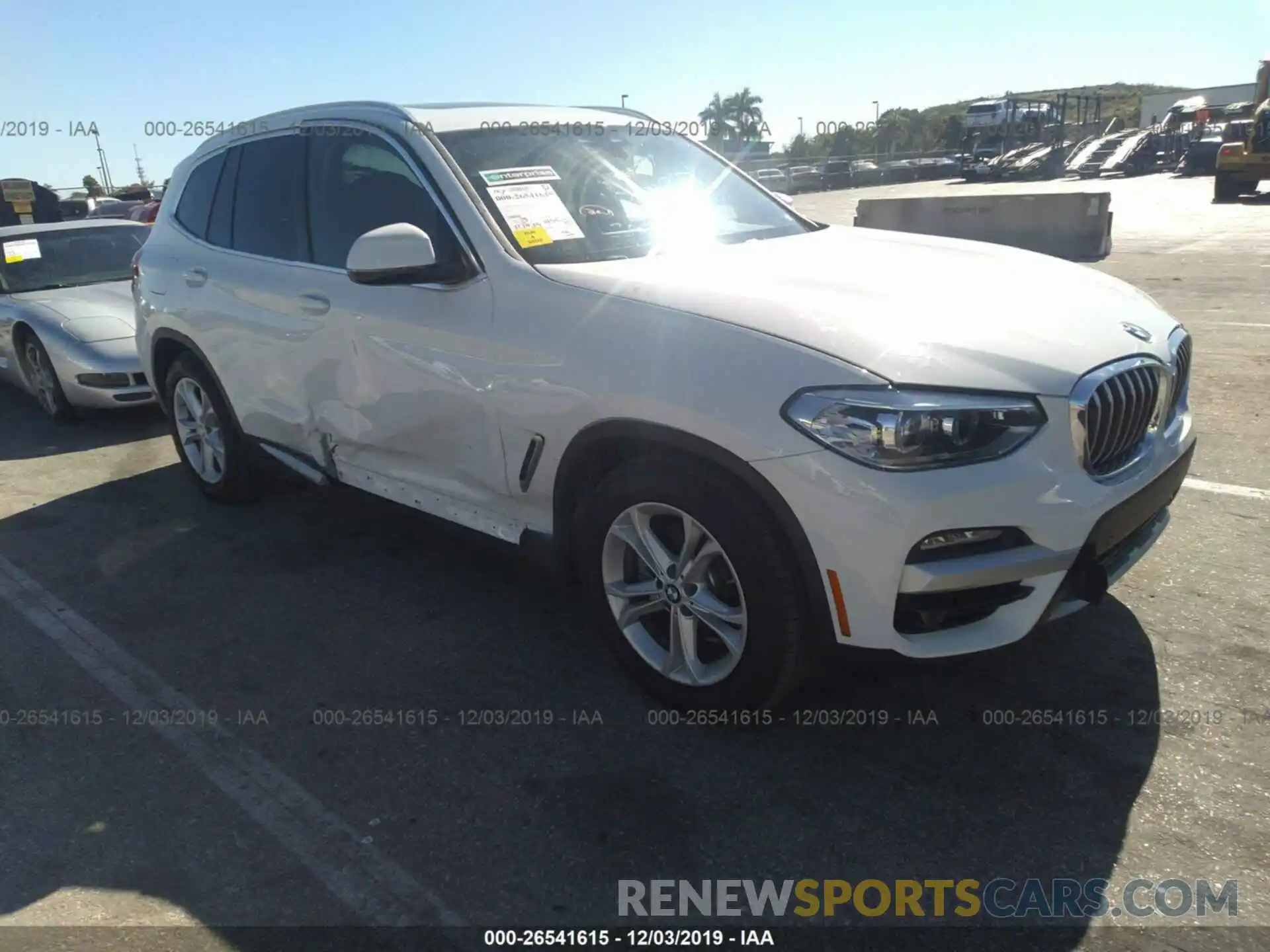 1 Photograph of a damaged car 5UXTY3C01LLE55446 BMW X3 2020