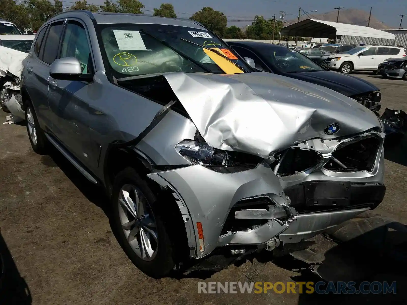 1 Photograph of a damaged car 5UXTY3C01LLU72261 BMW X3 2020