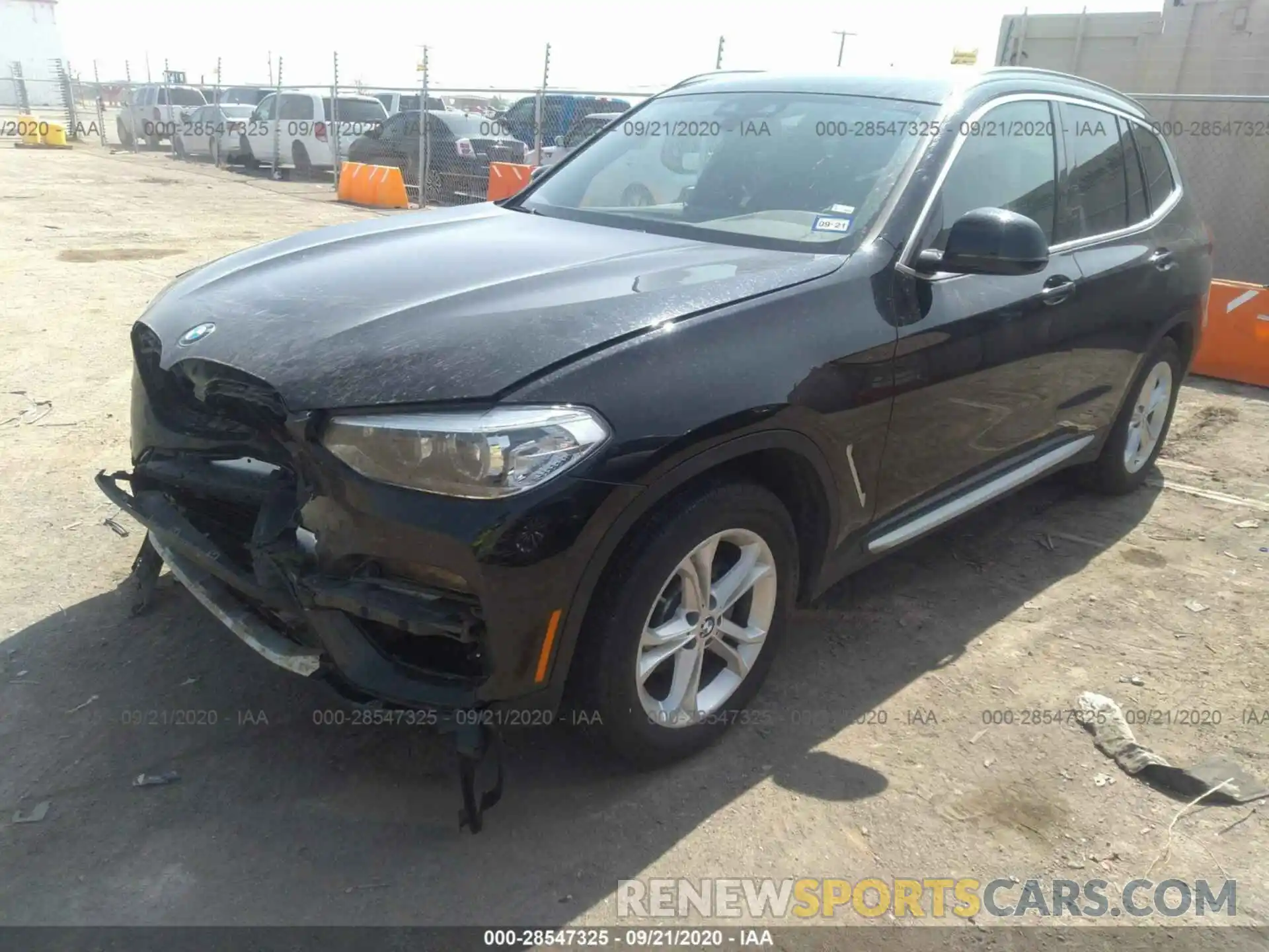 2 Photograph of a damaged car 5UXTY3C01LLU72647 BMW X3 2020