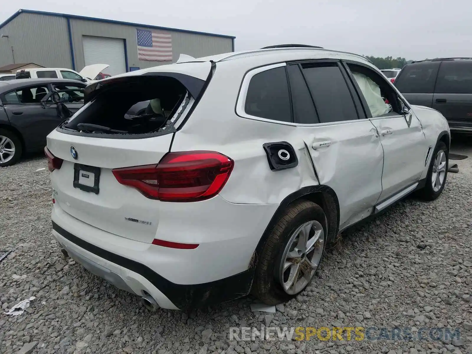 4 Фотография поврежденного автомобиля 5UXTY3C02L9B04011 BMW X3 2020