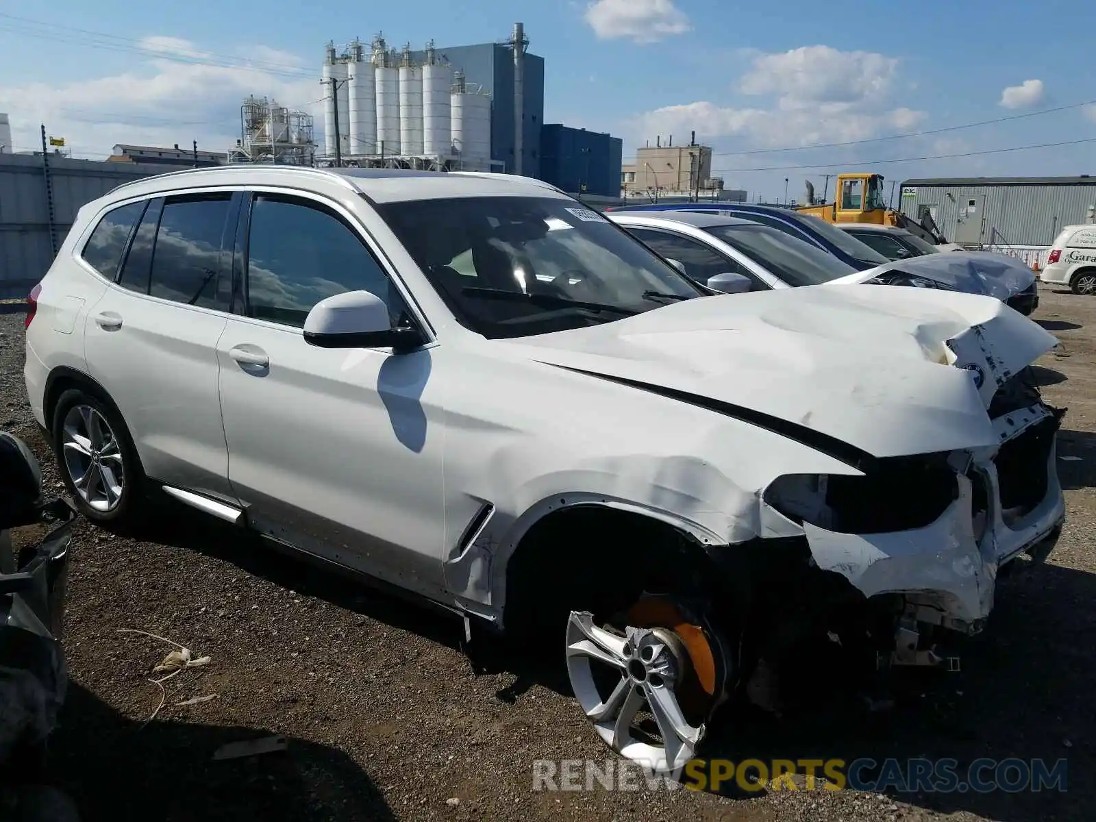 1 Фотография поврежденного автомобиля 5UXTY3C02L9B04557 BMW X3 2020