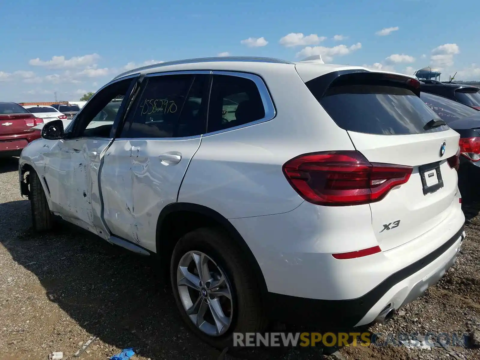 3 Photograph of a damaged car 5UXTY3C02L9B04557 BMW X3 2020