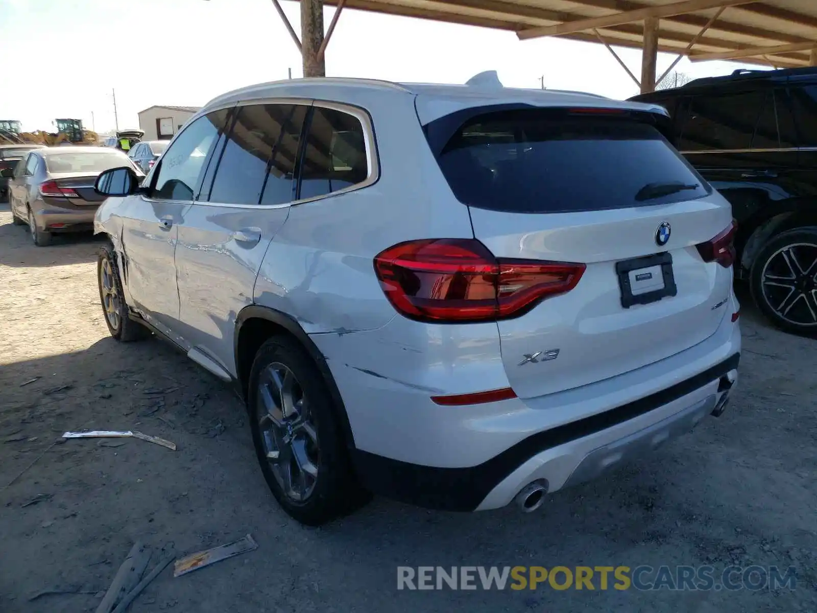 3 Photograph of a damaged car 5UXTY3C02L9B28390 BMW X3 2020