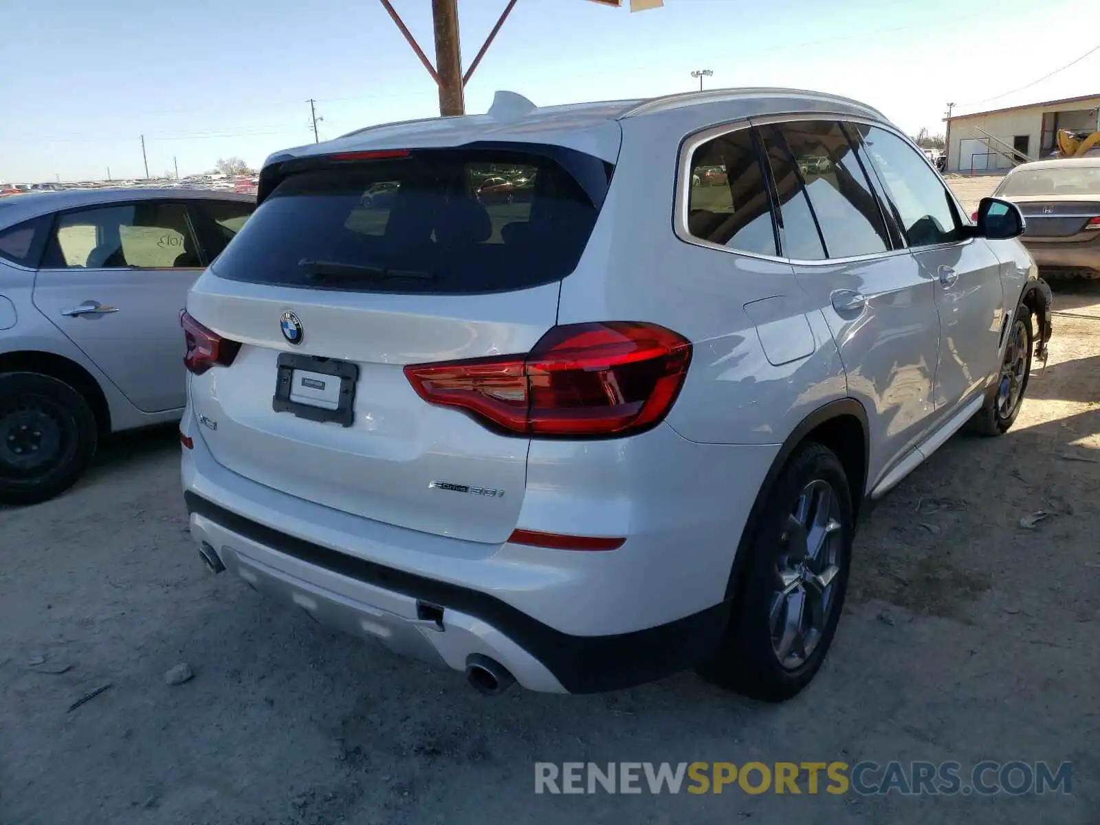 4 Фотография поврежденного автомобиля 5UXTY3C02L9B28390 BMW X3 2020