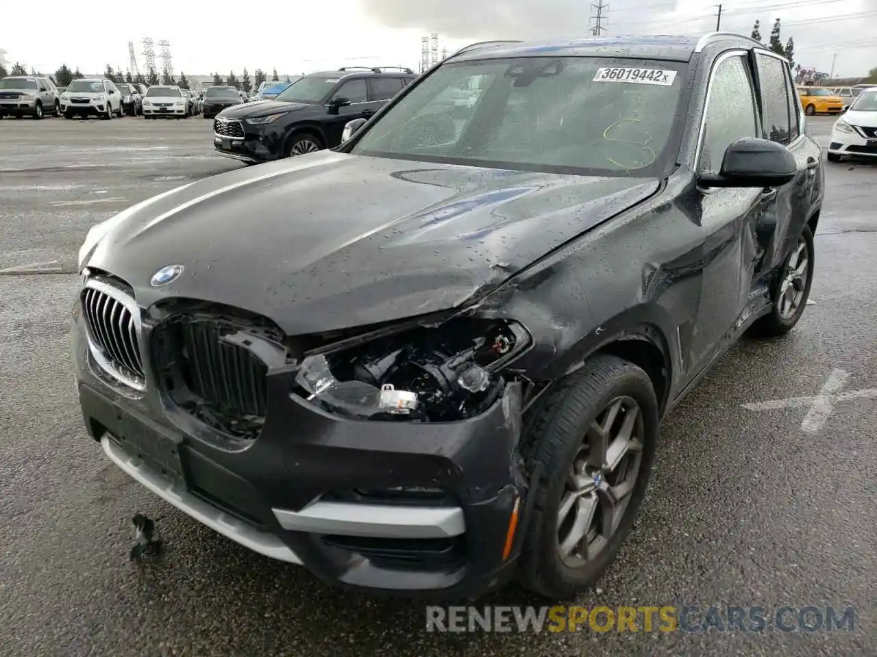 2 Photograph of a damaged car 5UXTY3C02L9B53161 BMW X3 2020