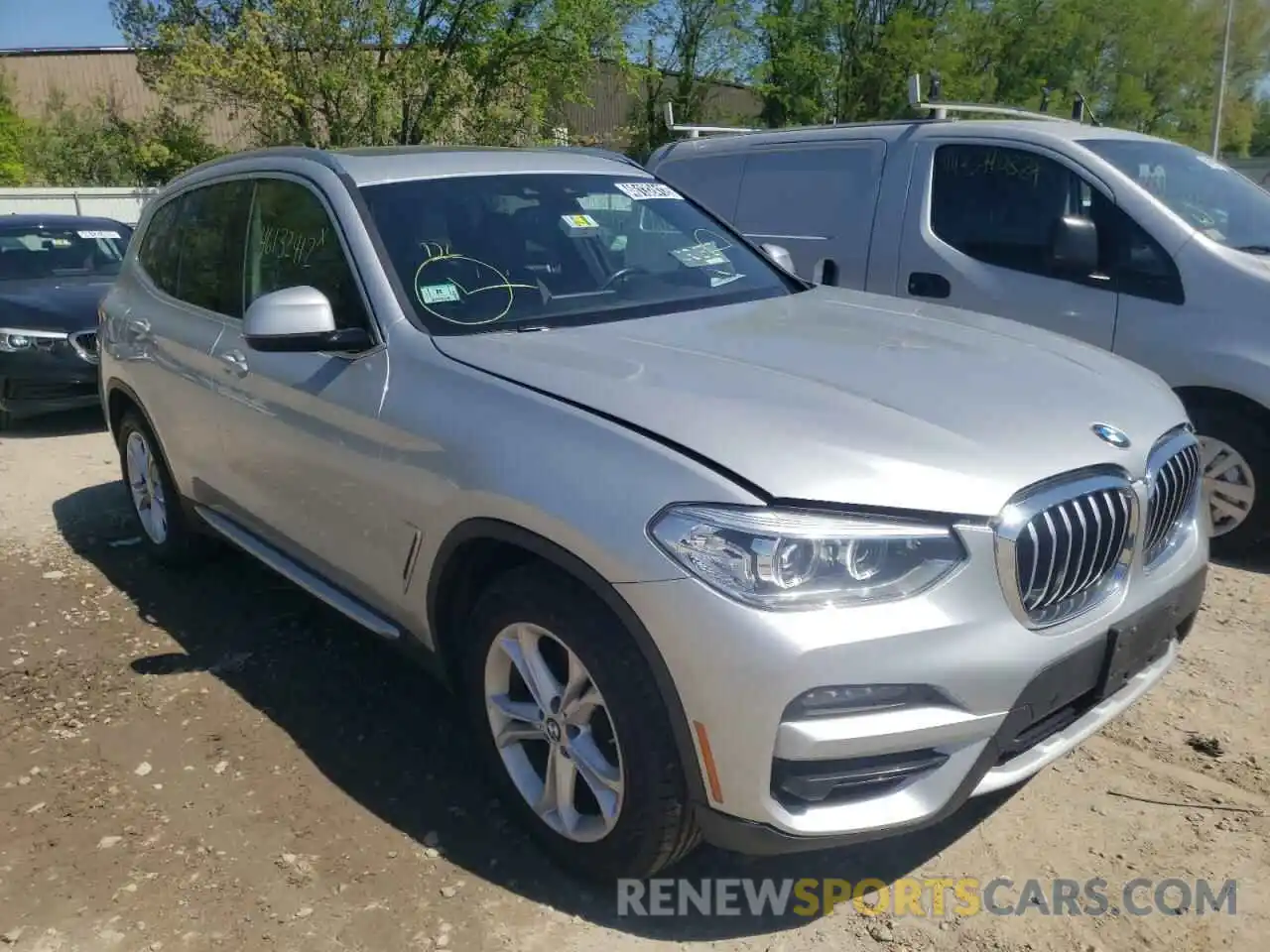 1 Photograph of a damaged car 5UXTY3C02L9B93286 BMW X3 2020