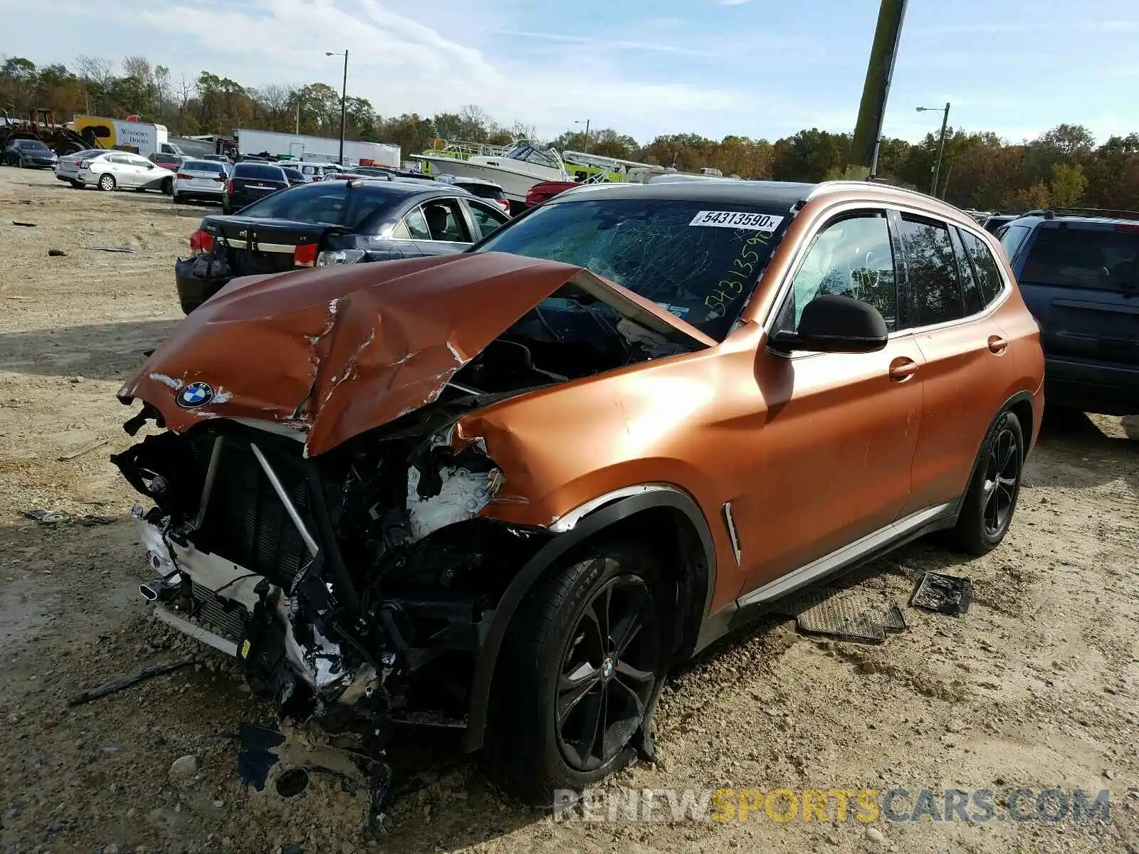 2 Photograph of a damaged car 5UXTY3C02L9B96978 BMW X3 2020