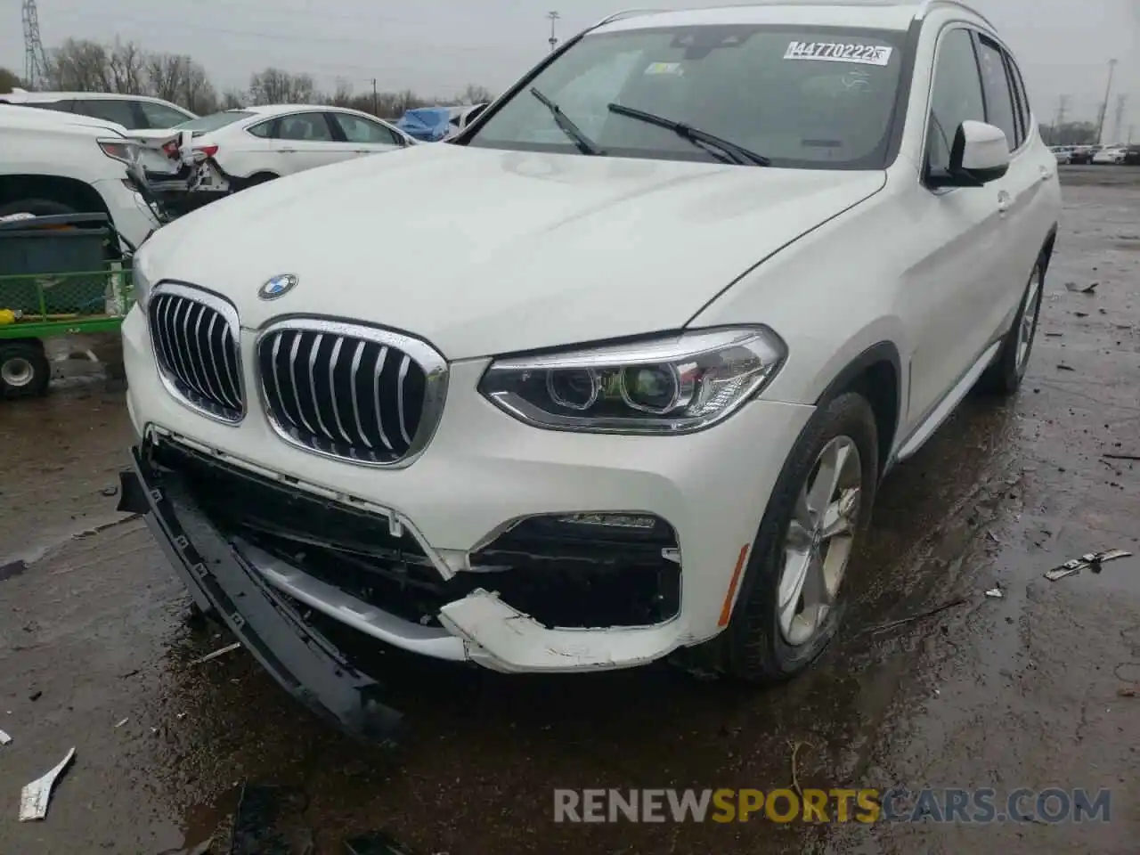 2 Photograph of a damaged car 5UXTY3C02L9C24133 BMW X3 2020