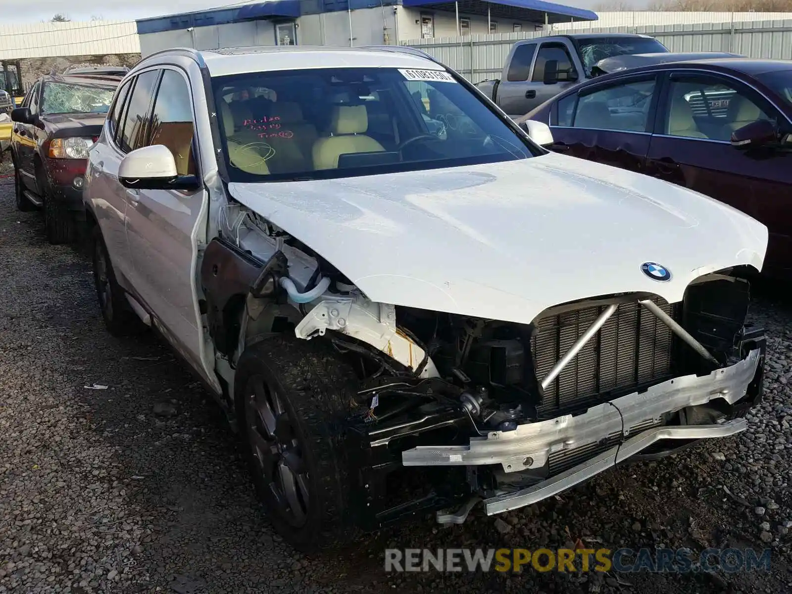 1 Photograph of a damaged car 5UXTY3C02L9C71386 BMW X3 2020