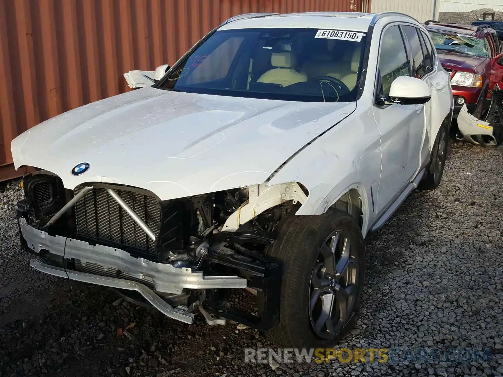 2 Photograph of a damaged car 5UXTY3C02L9C71386 BMW X3 2020