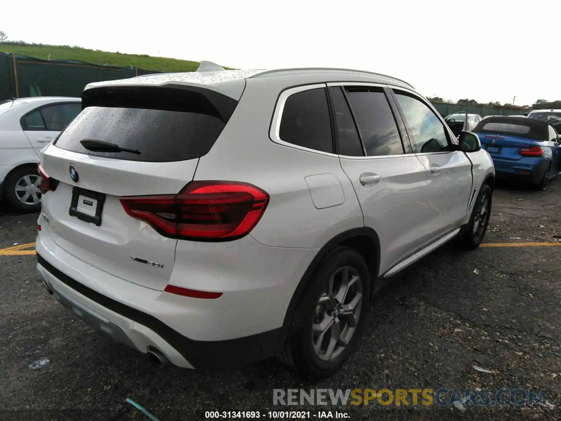 4 Фотография поврежденного автомобиля 5UXTY3C02L9C98622 BMW X3 2020