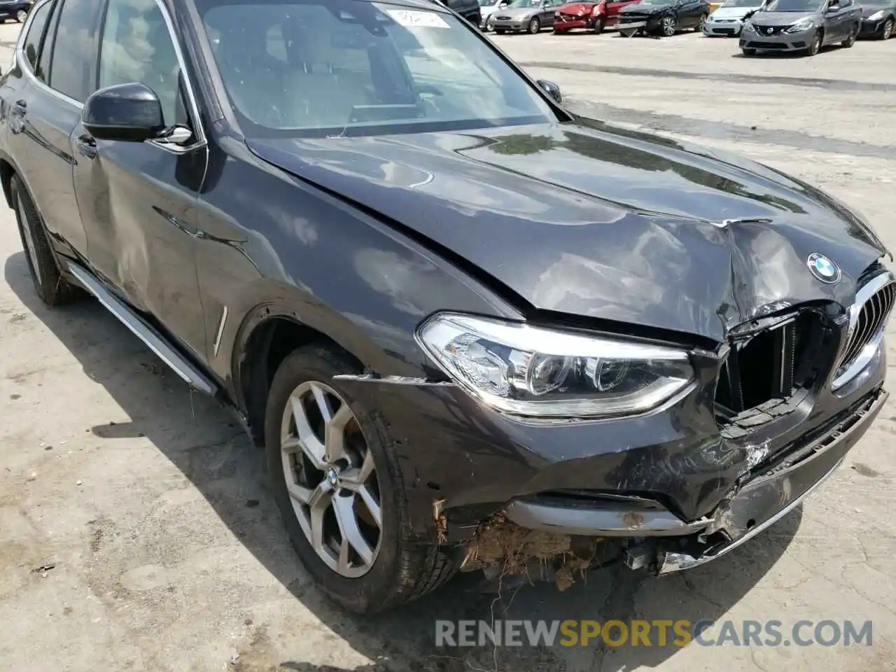 9 Photograph of a damaged car 5UXTY3C02L9D44398 BMW X3 2020