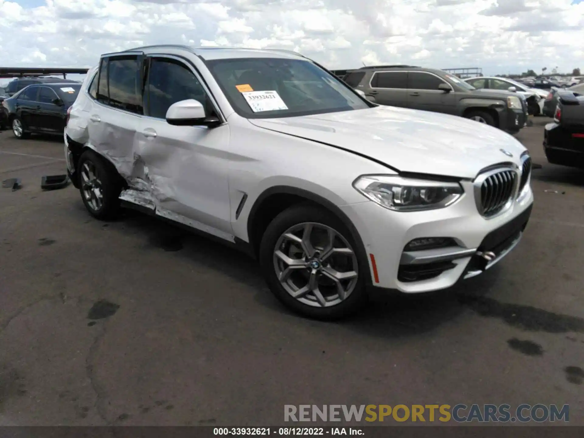 1 Фотография поврежденного автомобиля 5UXTY3C02L9D56602 BMW X3 2020