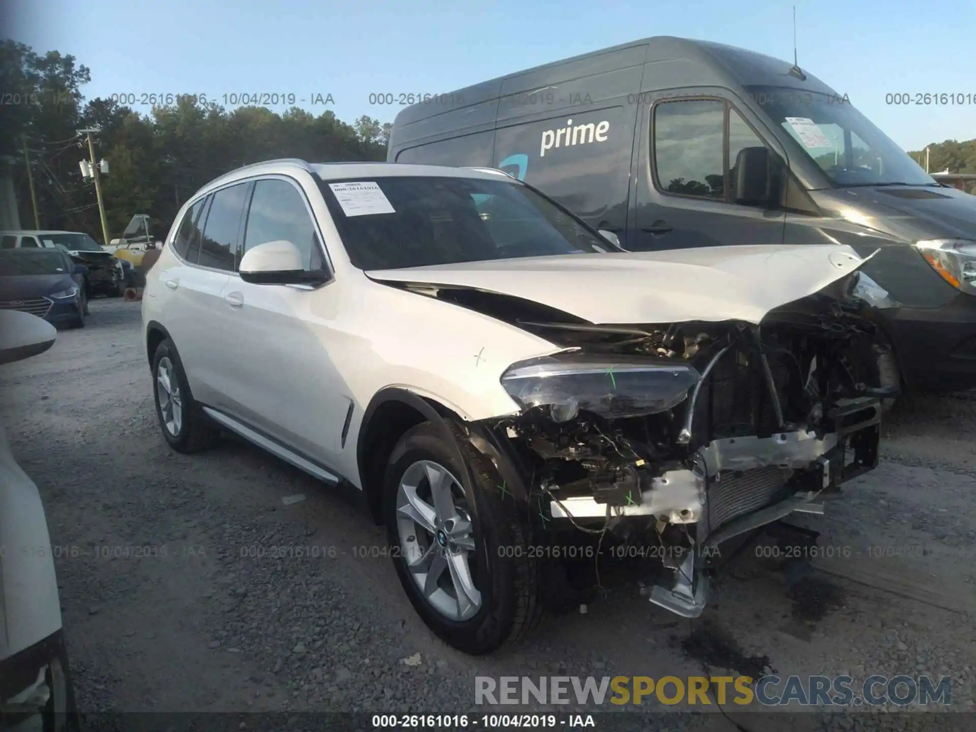 1 Photograph of a damaged car 5UXTY3C02LLE54984 BMW X3 2020