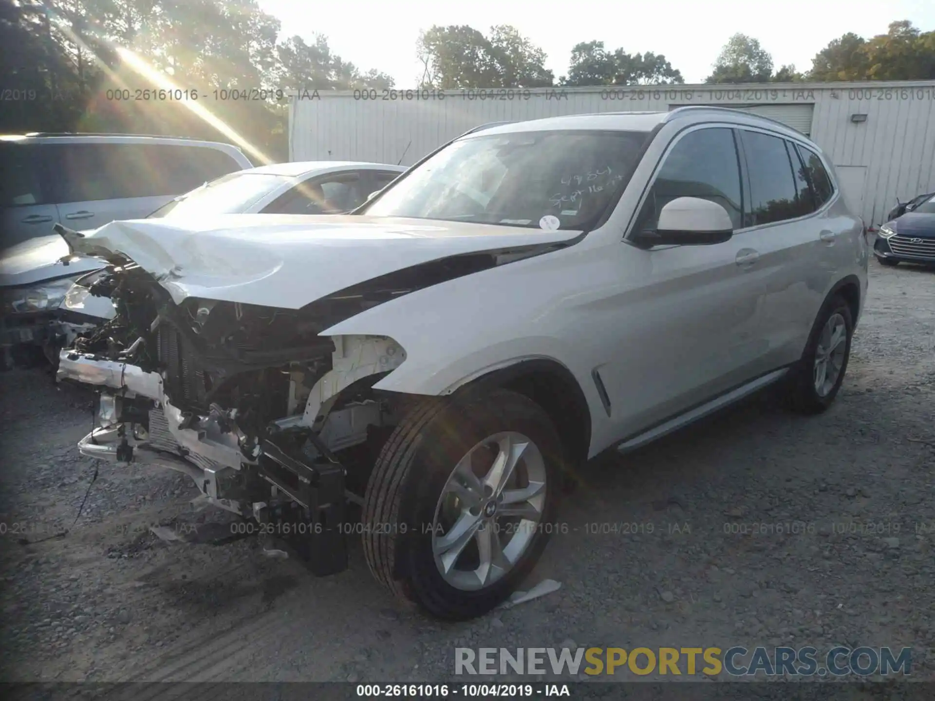 2 Photograph of a damaged car 5UXTY3C02LLE54984 BMW X3 2020