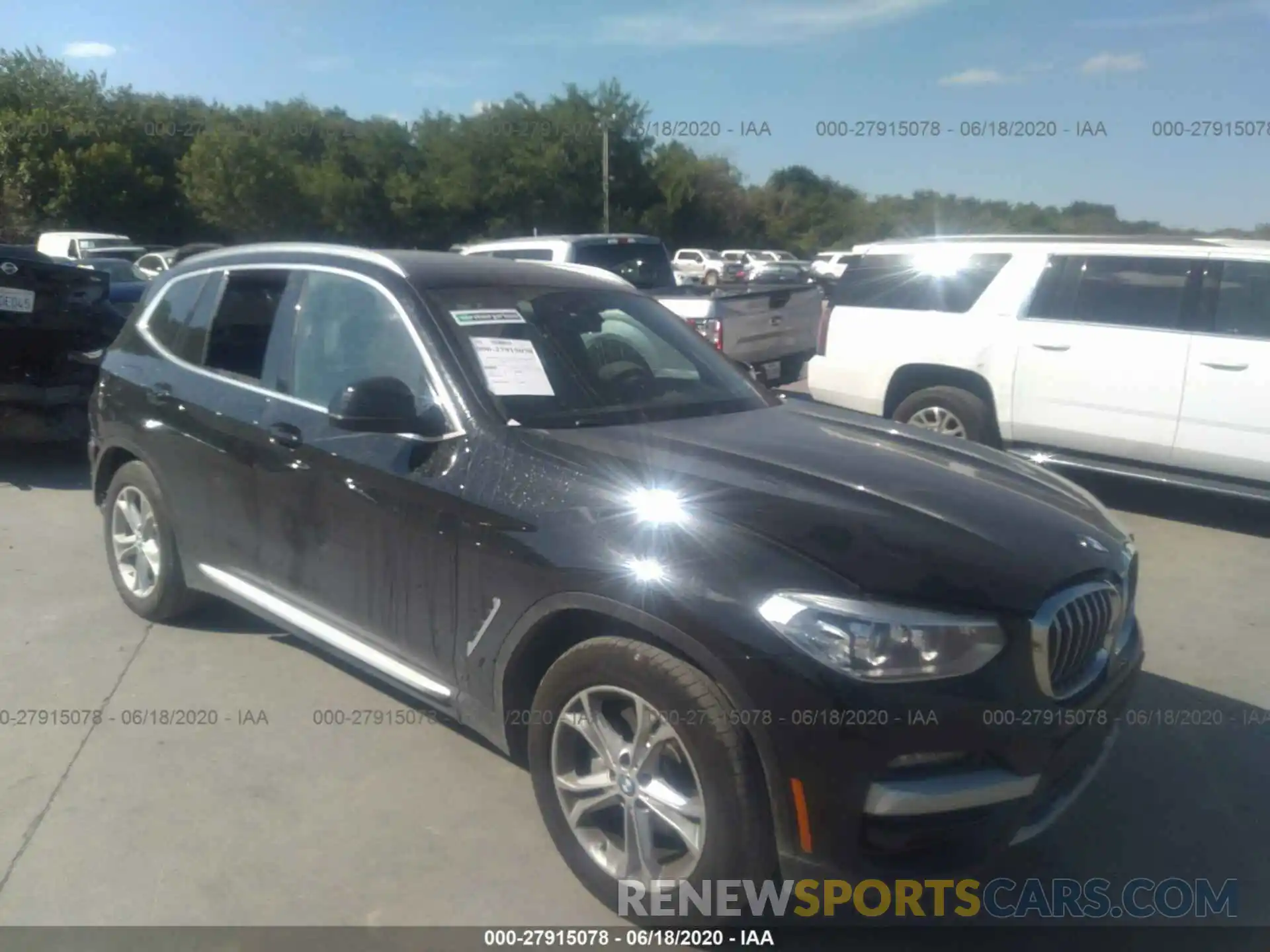 1 Photograph of a damaged car 5UXTY3C02LLE55035 BMW X3 2020