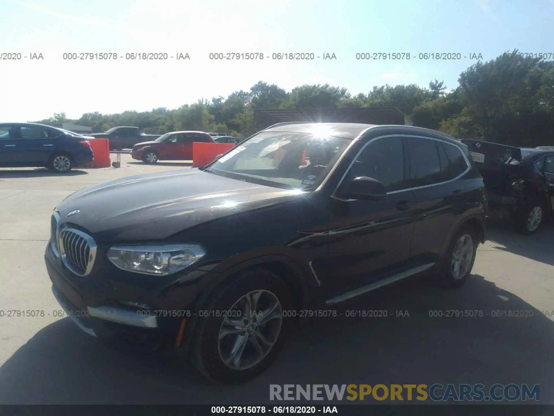 2 Photograph of a damaged car 5UXTY3C02LLE55035 BMW X3 2020