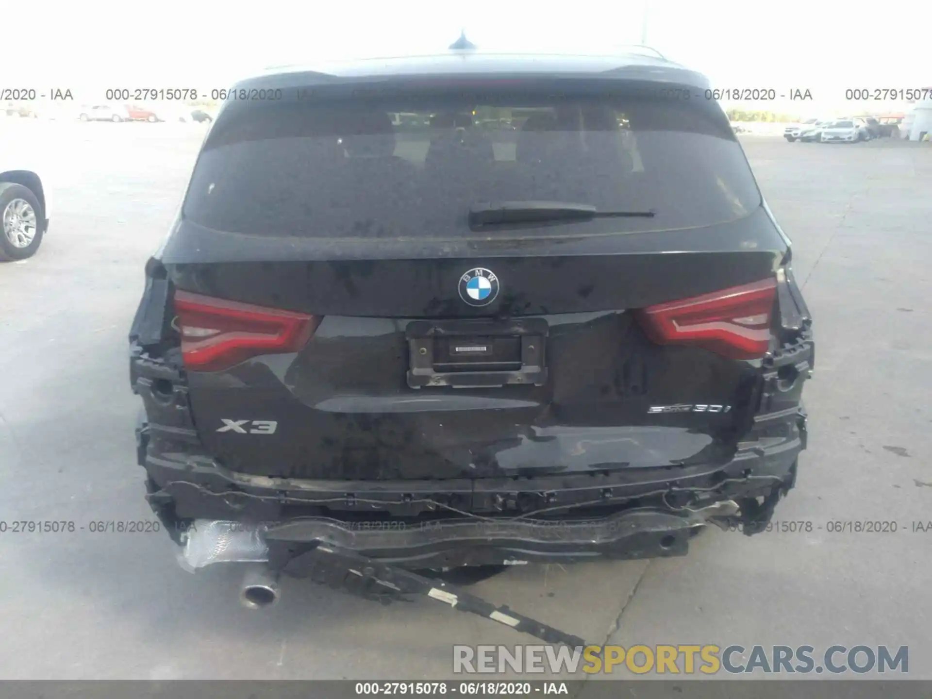 6 Photograph of a damaged car 5UXTY3C02LLE55035 BMW X3 2020