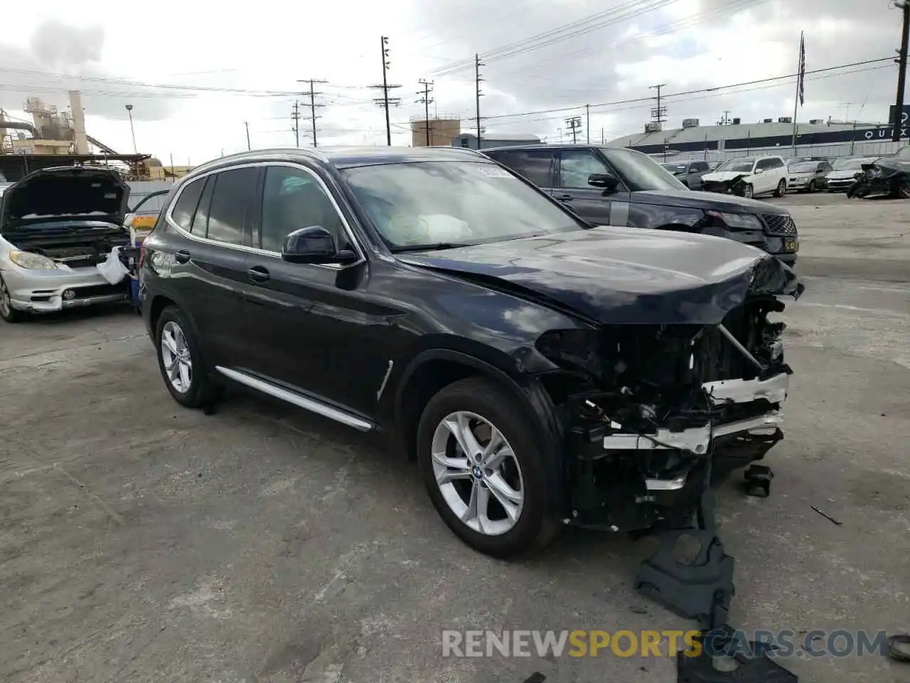 1 Photograph of a damaged car 5UXTY3C02LLU70406 BMW X3 2020