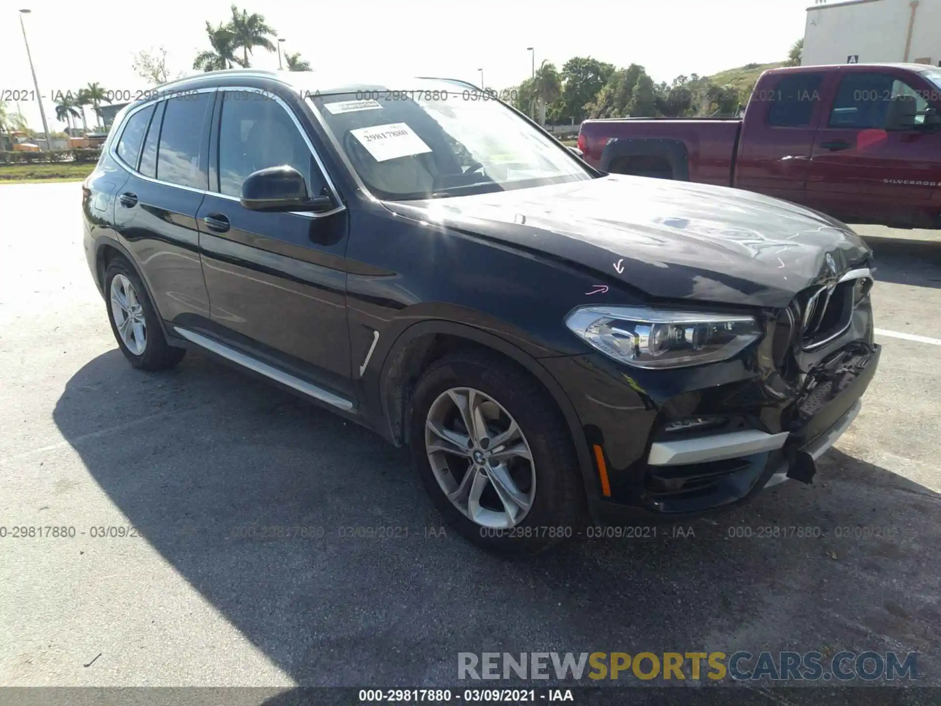 1 Photograph of a damaged car 5UXTY3C02LLU72463 BMW X3 2020