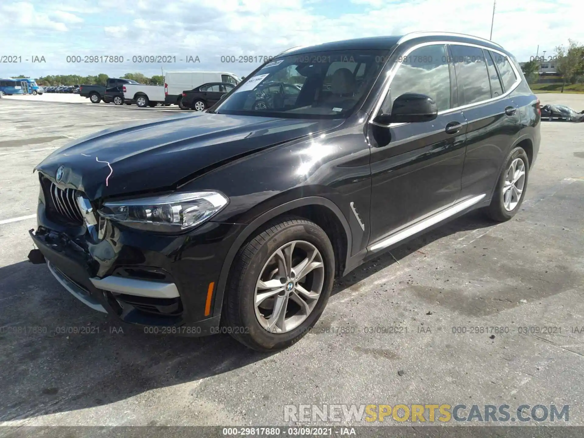 2 Photograph of a damaged car 5UXTY3C02LLU72463 BMW X3 2020