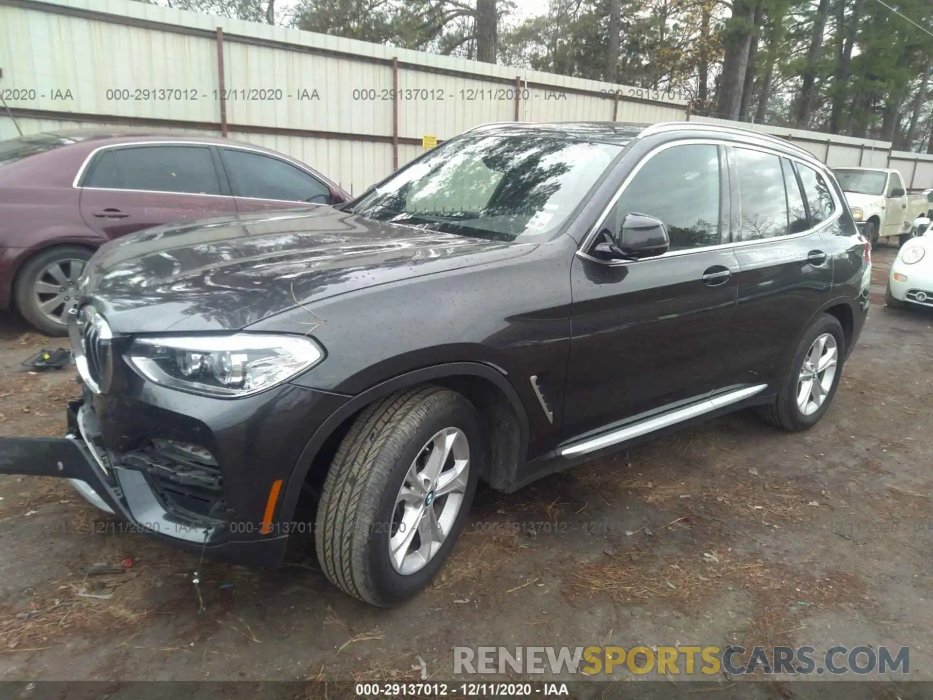 2 Photograph of a damaged car 5UXTY3C02LLU72639 BMW X3 2020