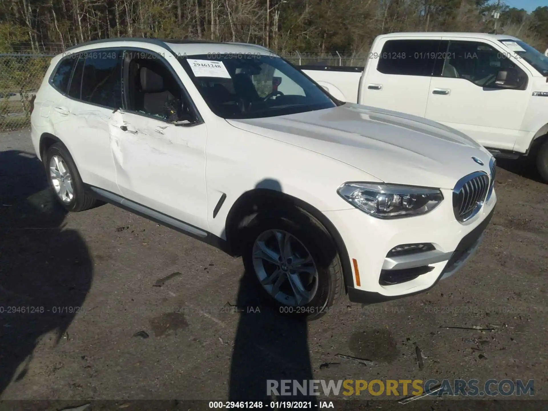 1 Photograph of a damaged car 5UXTY3C02LLU72771 BMW X3 2020