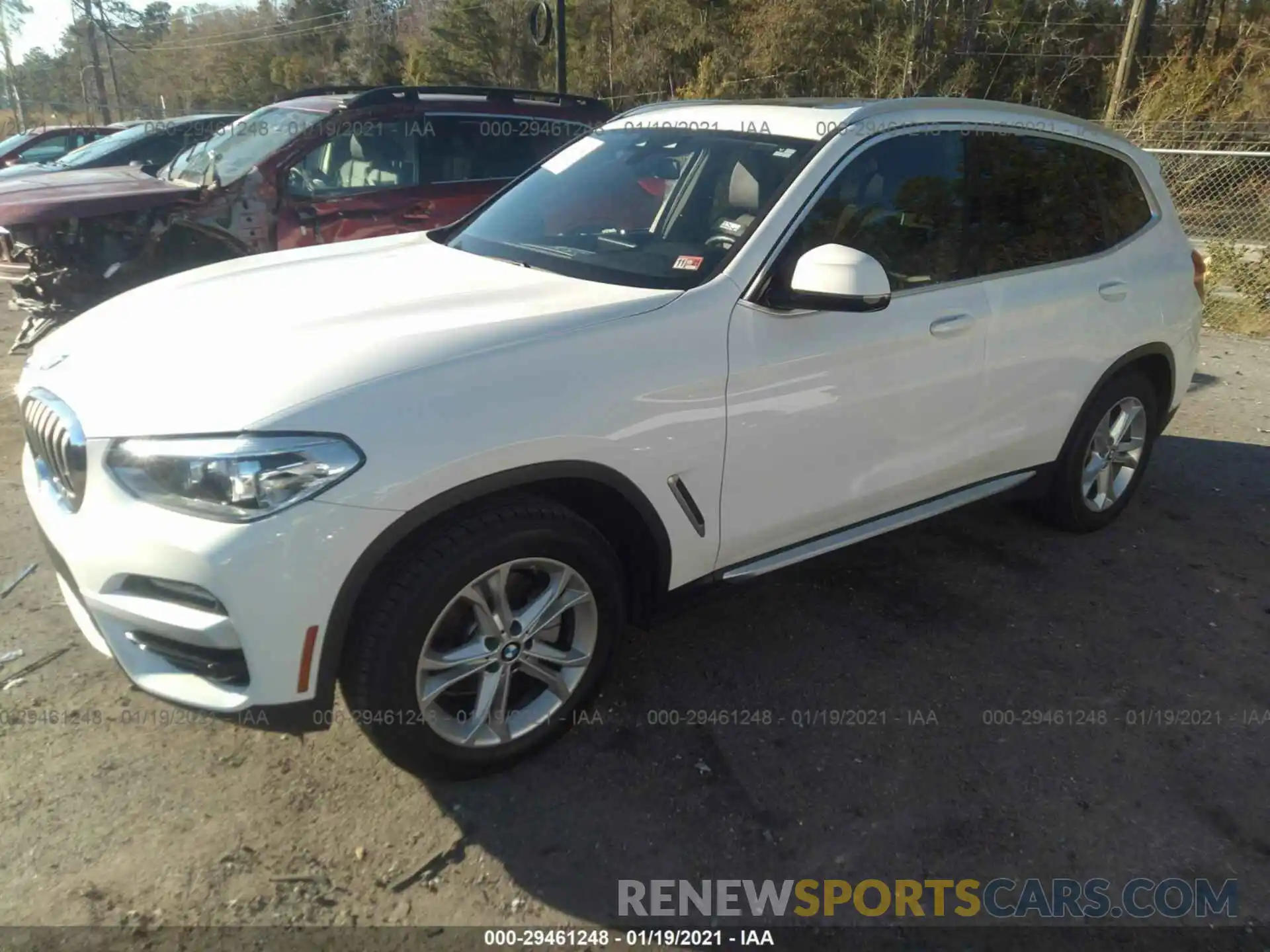 2 Photograph of a damaged car 5UXTY3C02LLU72771 BMW X3 2020