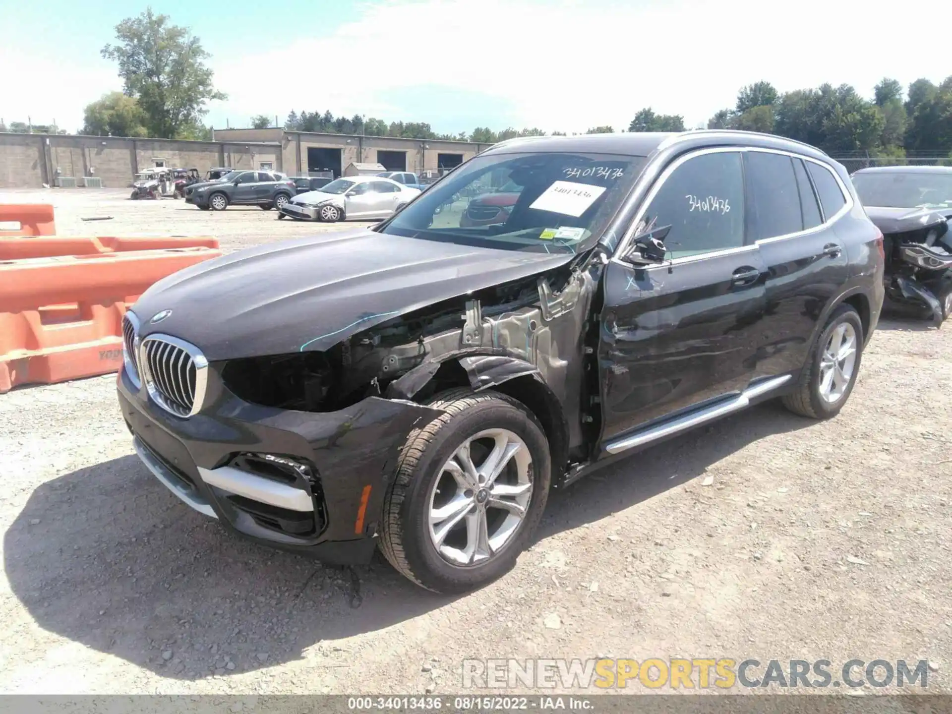 2 Photograph of a damaged car 5UXTY3C02LLU72849 BMW X3 2020